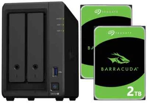 Serwer NAS Synology DiskStation DS723+ 4 TB (2x2TB) Seagate Barracuda - Zdjęcie 1 z 4