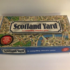 VINTAGE SCOTLAND YARD BOARD GAME COMPLETE w INSTRUCTIONS 1985 MILTON BRADLEY - Picture 1 of 8