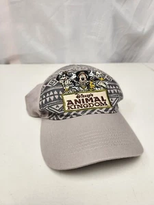Walt Disney Animal Kingdom Youth Hat Gray Hook Loop Baseball Cap - Picture 1 of 3