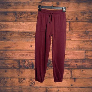 365 Kids Maroon Sweatpants Boys Size 10 - Picture 1 of 4