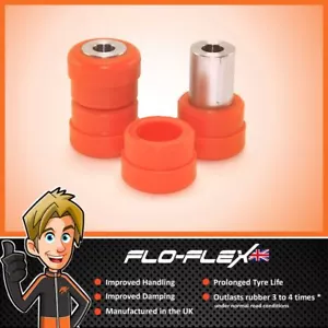 Arbustos internos brazo de control de pista inferior trasero VW Golf MK5 - poliuretano Flo-Flex - Imagen 1 de 4