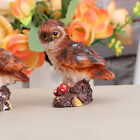  4 Pcs Resin Owl Decoration Animal Statue Accessories Decorate