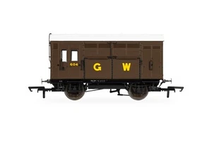 HORNBY R60277 GWR 604 HORSE BOX 4 WHEEL FREIGHT WAGON MODEL RAILWAYS - ERA 3 - Picture 1 of 4