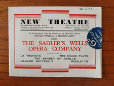 Madam Butterfly at the New Theatre by Sadler's Wells programme, 10th April 1942.