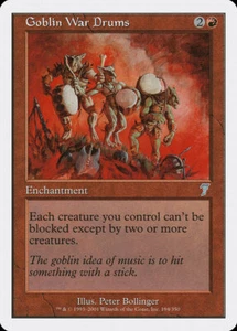 4x Goblin War Drums - LP - 7th Edition - SPARROW MAGIC mtg - Picture 1 of 1