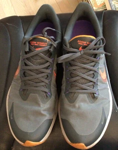Nike Air Zoom Winflo US 10 Lavender Orange Gray CW3419-010 Running Air Zoom - Picture 1 of 6