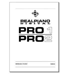 GEM PRO1 PRO2 Realpiano Manuale Istruzioni ITALIANO Manuale d'uso PRO-1 PRO-2 - Zdjęcie 1 z 4