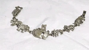 Vintage Noah's Ark Two by Two Bracelet 7.5" - Picture 1 of 5