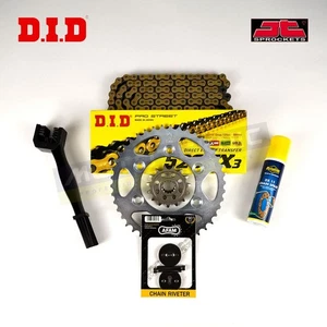 DID JT X-Ring Gold Chain & Sprocket Kit for Ducati 620 Sport 2003 + Fit Kit - Picture 1 of 2