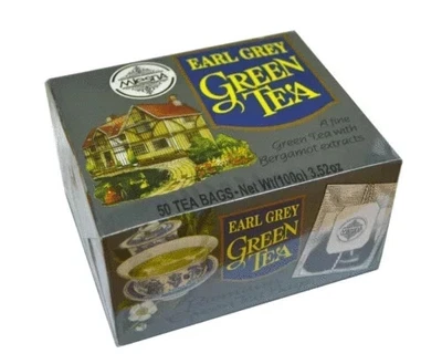 50 bolsitas de té Mlesna EARL GREY verde té verde fino con sabor a bergamota Foto 1 de 4