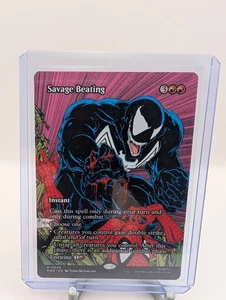 MTG - Spider-Man-Savage Beating (Borderless)  - Picture 1 of 2