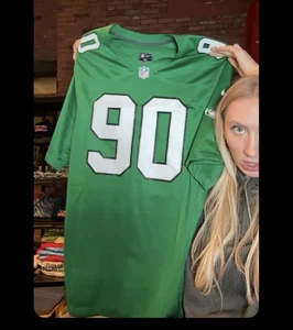 Camiseta deportiva alternativa Jordan Davis Philadelphia Eagles Nike - verde Kelly para hombre 2XL - Imagen 1 de 5