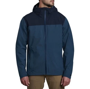 Kuhl Men’s Stretch Voyagr Rain Jacket – Bluestone – Size Small #1189 NEW - Picture 1 of 5