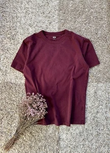 Faded Christophe Lemaire x Uniqlo U Japanese Brand Burgundy Tee Blank Men’s M - Picture 1 of 3