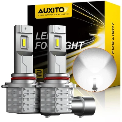 2x 9005 HB3 LED Day Running Foglight Light 8000LM High Low Beam 6000K White Bulb - Image 1 of 4