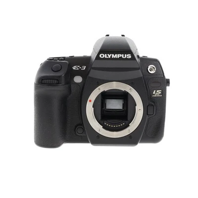 Cuerpo de cámara Olympus E-3 Four Thirds DSLR {10,15 MP} con batería y cargador Foto 1 de 4