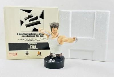 NFS X-Men Hugh Jackman Wolverine Japan Exclusive Mini Bust Gentle Giant 2212/3k - Image 1 of 4