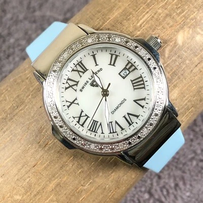 Swiss Legend Diamonds女式211009094南海滩蓝色橡胶石英表7 — 第 1/4 张图片