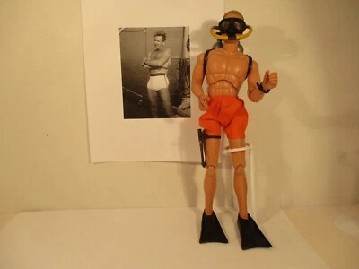 Sea Hunt Lloyd Bridges Mike Nelson Buceador Escala 1/6 12" Figura Personalizada Foto 1 de 4