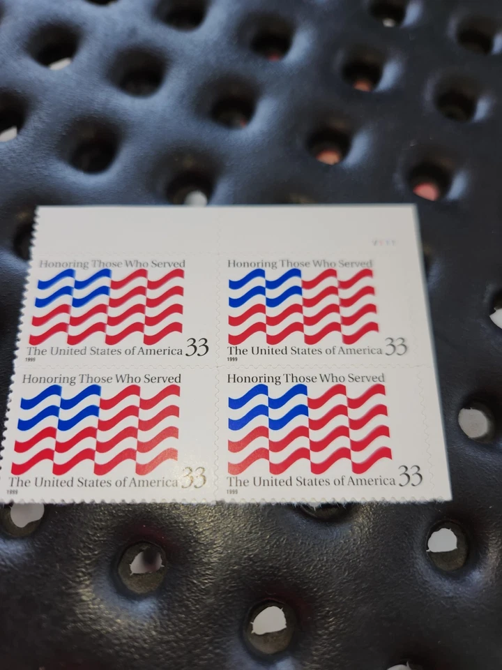 Scott #3331 Honoring Those Who Served (Veterans) Plate Block of 4 Stamps - MNH - Image 1 of 1