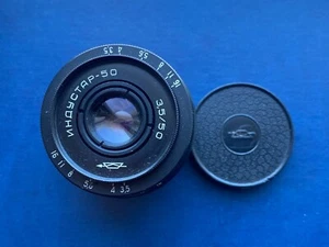 "Industar 50" 50mm f3,5. Mount M39. Soviet Lens - Picture 1 of 7