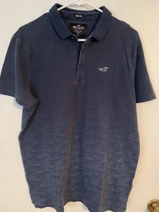 Hollister Poloshirt - kurzärmelig - dunkelblau - Größe XL - Epic Flex Stretch - Bild 1 von 3