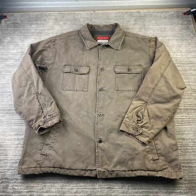 VINTAGE Old Navy Jacket Mens Extra Large Brown Field Barn Chore Fleece Lined - Image 1 of 4