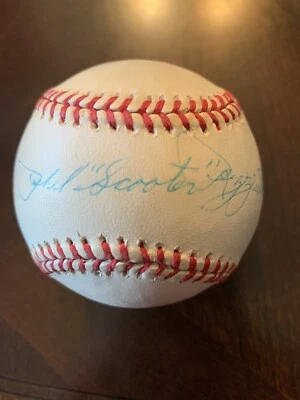 Phil “Scooter” Rizzuto Autographed Rawlings AL Baseball NEW YORK YANKEES JSA COA - Image 1 of 3
