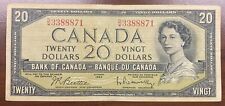 1954 - Twenty Dollar Canadian Banknote - 20$, Bank Of Canada