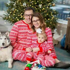 Unisex Weihnachten Familie Heim Schlafanzüge Langärmelig Nachtwäsche Anzug