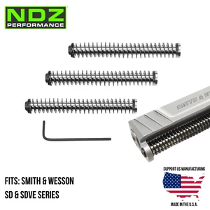 NDZ Smith & Wesson SD9, SD40, 2.0, SD9VE, SD40VE Guide Rod Assemby ISMI Springs - Picture 1 of 5