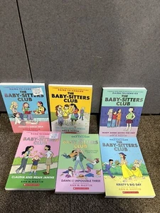 Lot of 6 THE BABY-SITTERS CLUB Books Graphic Novels 1-6 - Picture 1 of 10