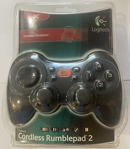 BRAND NEW SEALED LOGITECH CORDLESS RUMBLEPAD 2 VIBRATION GAMEPAD CONTROLLER PC - Picture 1 of 4