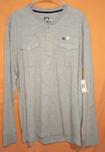 Shirt, designer, CAVI, long sleeve, gray, Men's 2XL by Cavinyc, New w/tags - Picture 1 of 9