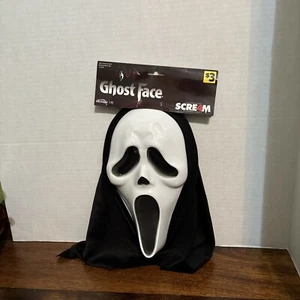 Ghost Face Mask Scream 4 Fun World 2010 Plastic. New With Tags NOS RARE - Picture 1 of 7