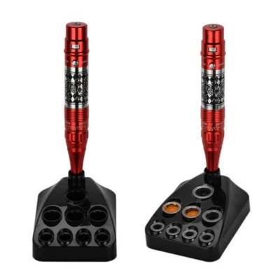 MARKENLOS 2 en 1 Tatuaje Maquillaje Permanente Pigmento Ink Caps Taza Soporte Soporte