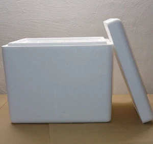 Thermobox 15 Liter, 5cm Wandstärke! EPS Box Kühlen Warmhalten Transportbox - Bild 1 von 5