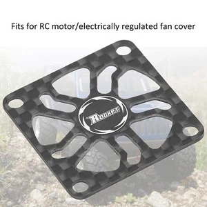 Carbon Fiber Cooling Fan Cover for RC Motor Electric Regulating Fan Protection - Afbeelding 1 van 12
