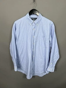 RALPH LAUREN YARMOUTH Shirt - Size 16.5 - Blue - Great Condition - Men’s - Picture 1 of 4