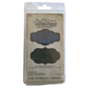 Juegos de mini etiquetas SIZZIX Tim Holtz alteraciones motores y modeladores troqueles de corte 657214 - Imagen 1 de 6
