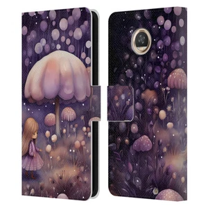 OFFICIAL HAROULITA WHIMSICAL LEATHER BOOK WALLET CASE FOR MOTOROLA PHONES - Picture 1 of 7