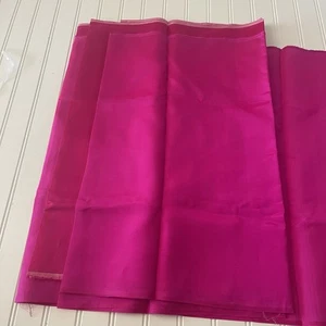 SILK, Magenta FABRIC 5 Yards x 21 Inches Wide or 180 Inches x 21 Wide - Picture 1 of 11