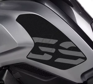 BMW R1200 GS 2013 - 2017 Side Fuel Tank Pads Gripper Decal Black & Grey - Picture 1 of 2