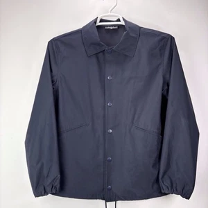 APC Saul Jacket Dark Navy Men Size XS Snap Button Pockets Long Sleeve Casual - Picture 1 of 15