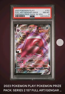 Gengar VMAX 157/264 Prize Pack Series Cards Holo PSA 8 !Play Stamped! Spanish - Picture 1 of 4