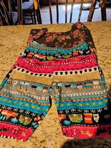 Girls Size Medium Leggings 2 pair - Picture 1 of 1
