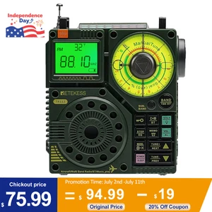 TR112 Shortwave Radio Receiver, AIR VHF AM FM SW WB Multiband Radio Receiver SOS - Picture 1 of 16