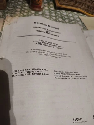 Steiger 1000 Powershift Series 4 WD Articulated Tractors. Service Manual & 2more - Image 1 of 4