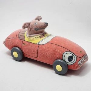 Vintage Richard Scarry Billy Dog Car Plush The Toy Works 1992 - Picture 1 of 12