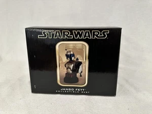 MISB Star Wars Jango Fett Collectible Bust by Gentle Giant - Picture 1 of 3